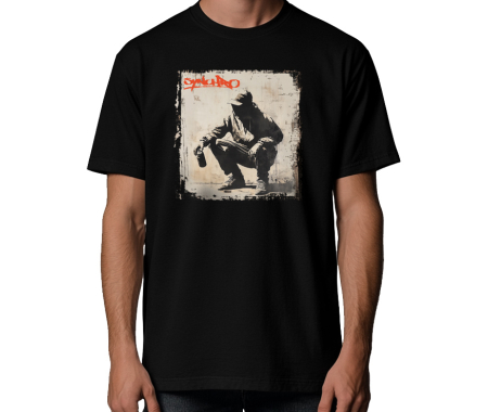 Koszulka Graffiti ,100% bawełna luźna koszulka, t-shirt